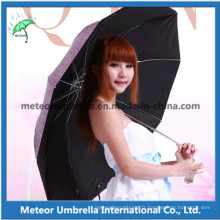 Flower Printing Anti UV protection solaire parapluie pliant pour Lady